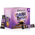 Bevzilla 48 Black Roast Coffee Sachets - 96 Grams(Dark Wish Coffee) | Black Roast Rich & Dark Instant Coffee Powder | Strongest Coffee| Dark Roast Arabica Coffee | Bold & Intense| Makes 24 Cups