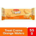 Britannia Treat Orange Creme Wafers Biscuits 55 g