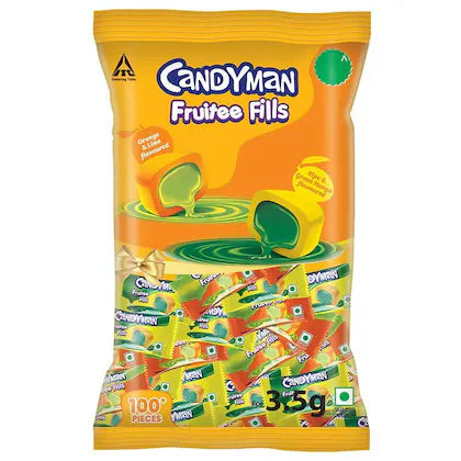 Candyman Fruitee Fills 100 pcs 350 g