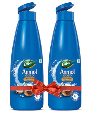 Dabur Anmol Gold Coconut Oil, Pack of 2 (550ml each)