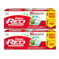 Dabur Red Toothpaste 700g (2 Packs, Each with 2 x 175g + 1 Toothbrush Worth Rs. 30) | Fluoride-Free | Bad Breath, Cavity Protection, Plaque Removal | 13 Ayurvedic Herbs for Whole Mouth Health