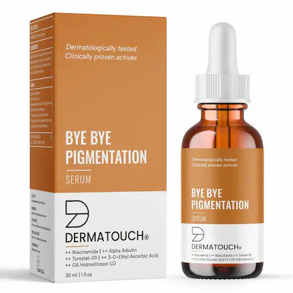 DERMATOUCH Bye Bye Pigmentation Serum | For Pigmentation, Dark Spots, Blemishes | For all skin types | For Both Men & Women |30ml