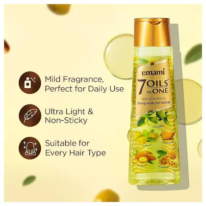 Emami 7 Oils In One Non-Sticky Hair Oil 500 ml