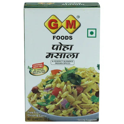 GM Foods No Onion Garlic Poha Masala 100 g