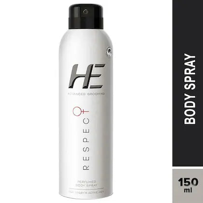 He Advanced Grooming Respect Perfumed Body Spray 150ml