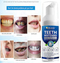 KURAIY Teeth Foam Effectively Remove Yellow Plaque Smoke Stain Dental Cleaning Fresh Breath 60ml