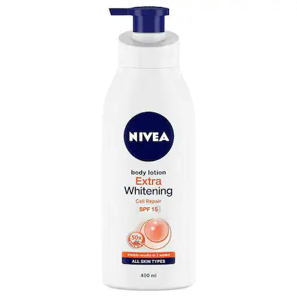 Nivea Natural Glow Body Lotion SPF 15 400 ml