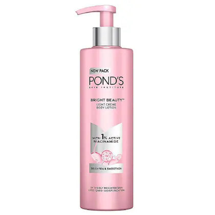 Pond's Bright Beauty Light Cream 1% Niacinamide Body Lotion 400 ml